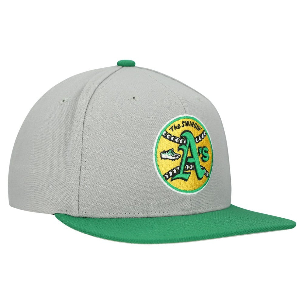 Athletics Mitchell & Ness Cooperstown Collection Basic Flip Snapback Hat Near Me