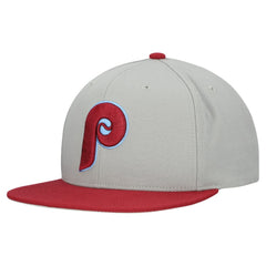 Philadelphia Phillies Mitchell & Ness Cooperstown Collection Basic Flip Snapback Hat On Sale