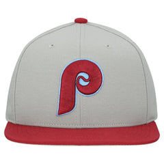 Philadelphia Phillies Mitchell & Ness Cooperstown Collection Basic Flip Snapback Hat On Sale