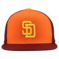 San Diego Padres Mitchell & Ness Cooperstown Collection Basic Flip Snapback Hat On Sale