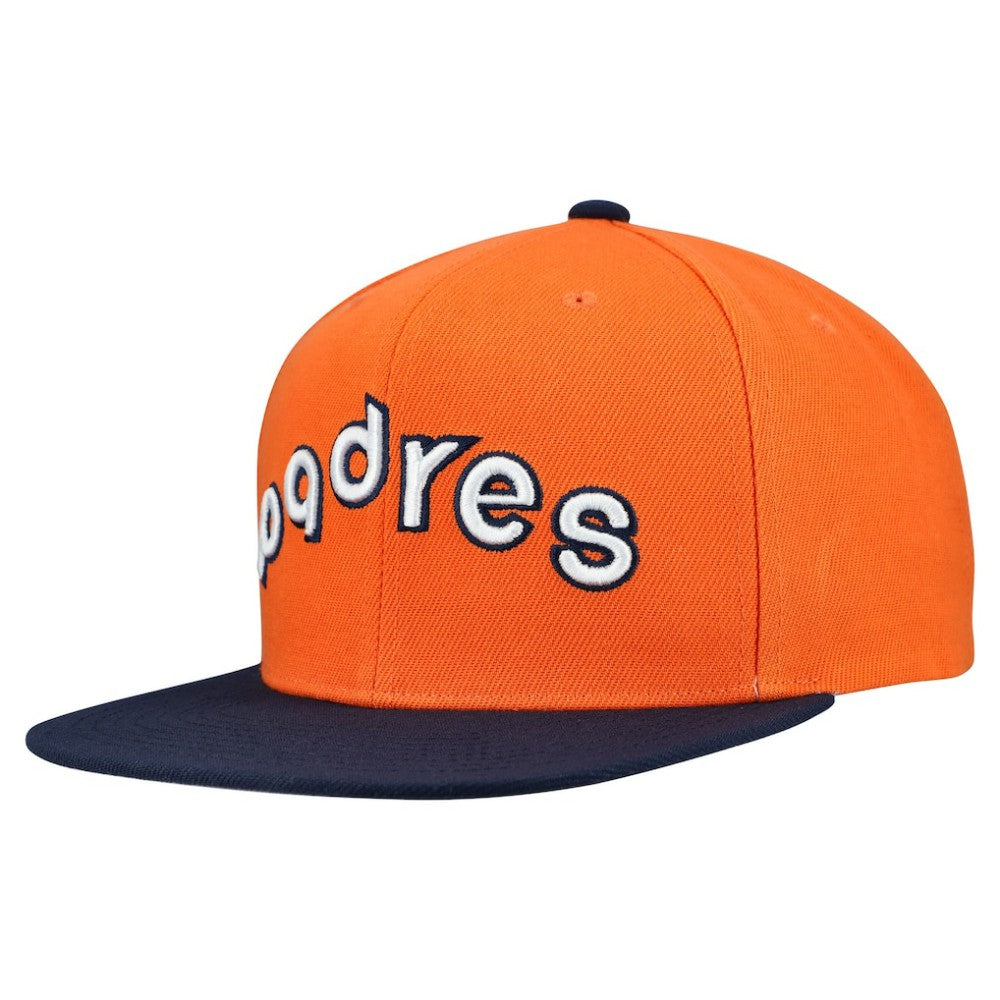 San Diego Padres Mitchell & Ness Cooperstown Collection Basic Flip Snapback Hat for sale