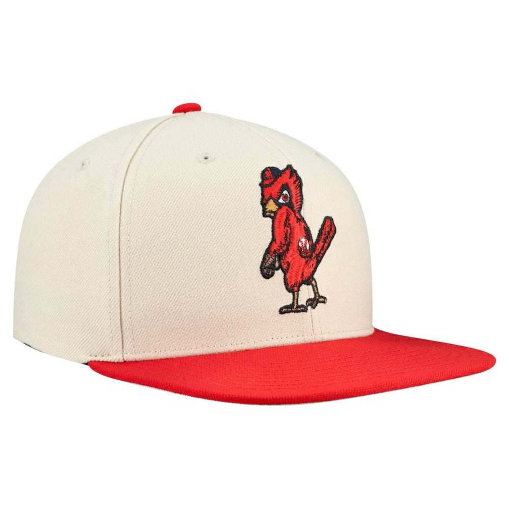 St. Louis Cardinals Mitchell & Ness Cooperstown Collection Basic Flip Snapback Hat Clearance