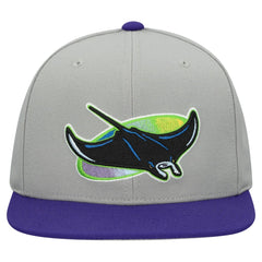 Tampa Bay Rays Mitchell & Ness Cooperstown Collection Basic Flip Snapback Hat for sale
