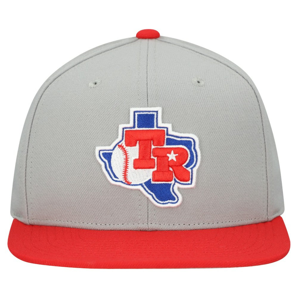 Texas Rangers Mitchell & Ness Cooperstown Collection Basic Flip Snapback Hat discount