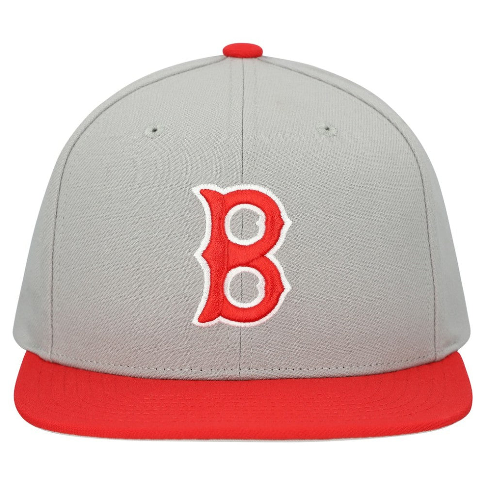 Boston Red Sox Mitchell & Ness Cooperstown Collection Basic Flip Snapback Hat for sale