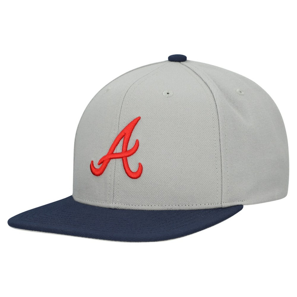 Atlanta Braves Mitchell & Ness Basic Flip Snapback Hat Online