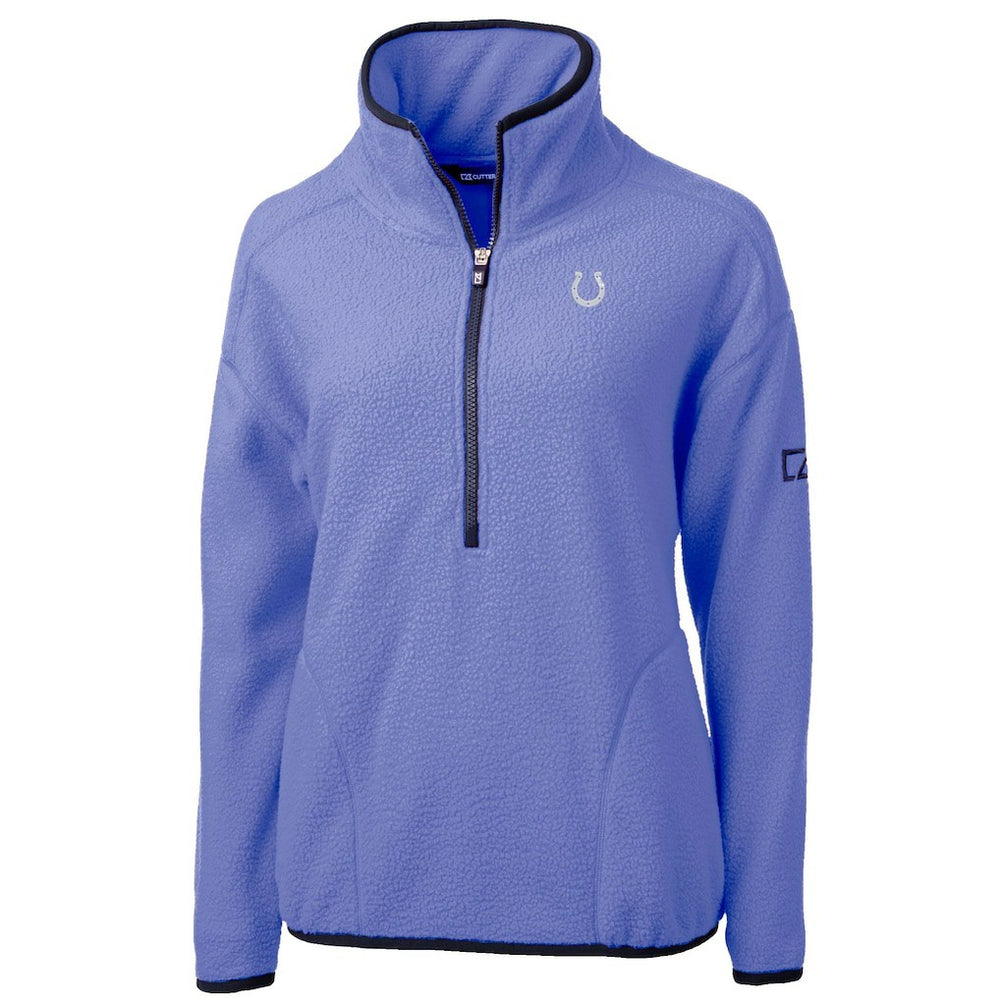Indianapolis Colts Cutter & Buck Women's Cascade Eco Fleece Half-Zip Jacket Lavender - NFL