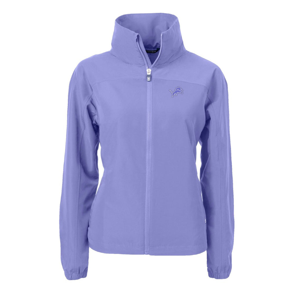 Detroit Lions Cutter & Buck Women's Charter Eco Recycled Full-Zip Jacket Purple - NFL