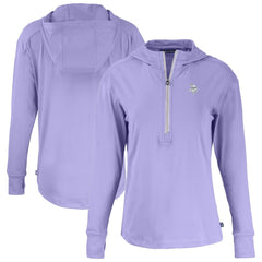 Minnesota Vikings Cutter & Buck Women's Daybreak Eco Recycled Half-Zip Hoodie Purple - NFL