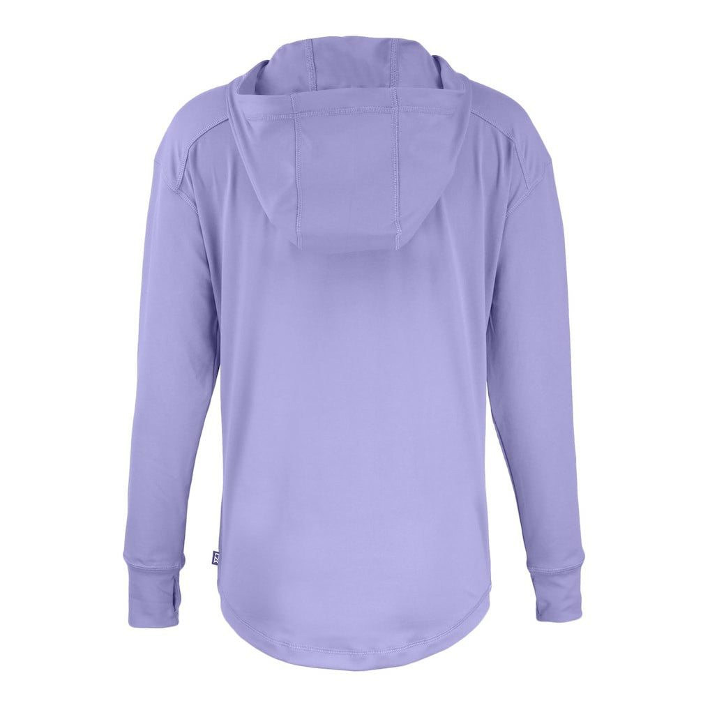 Minnesota Vikings Cutter & Buck Women's Daybreak Eco Recycled Half-Zip Hoodie Purple - NFL