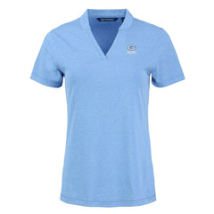 Green Bay Packers Cutter & Buck Women's Forge Heathered Stretch Blade Top Powder Blue - NFL