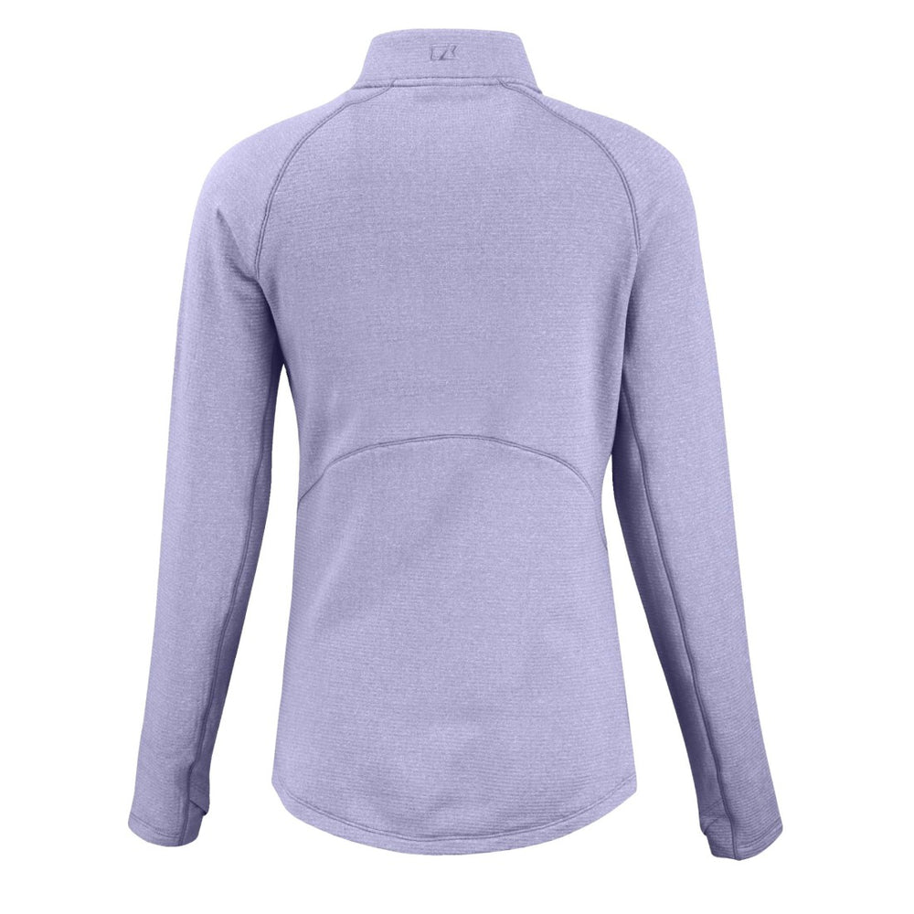 Green Bay Packers Cutter & Buck Women's Peshastin Eco Fleece Recycled Half-Zip Top Purple - NFL
