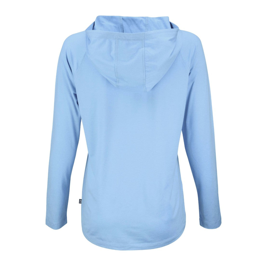 Denver Broncos Cutter & Buck Women's Coastline Epic Comfort Eco Recycled Long Sleeve Hoodie T-Shirt Powder Blue - NFL