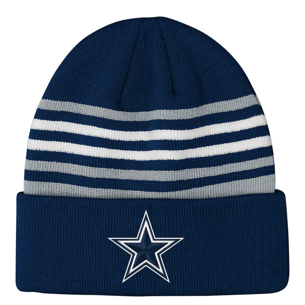 Dallas Cowboys Outerstuff Youth Essentials Cuffed Knit Hat Navy - NFL