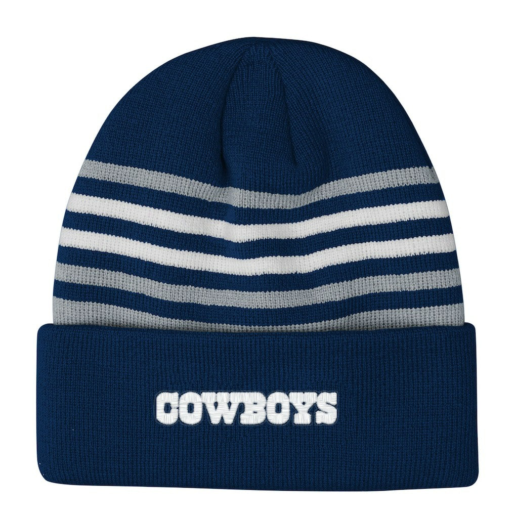 Dallas Cowboys Outerstuff Youth Essentials Cuffed Knit Hat Navy - NFL