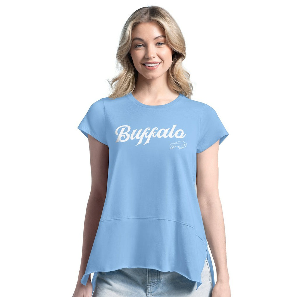 Buffalo Bills Margaritaville Women's Gametime Is Paradise T-Shirt Blue - NFL