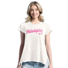 Philadelphia Eagles Margaritaville Women's Gametime Is Paradise T-Shirt Green - NFL