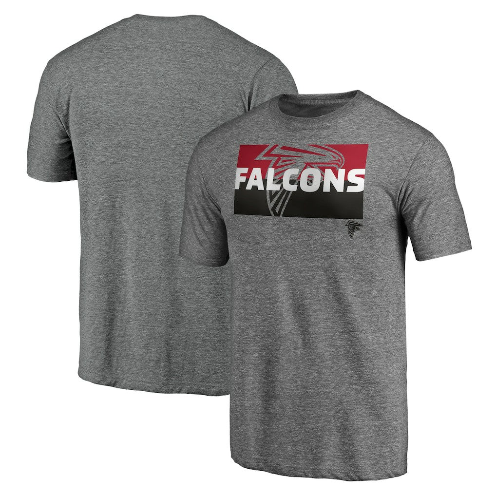 Atlanta Falcons Square Off Tri-Blend T-Shirt Heather Gray - NFL