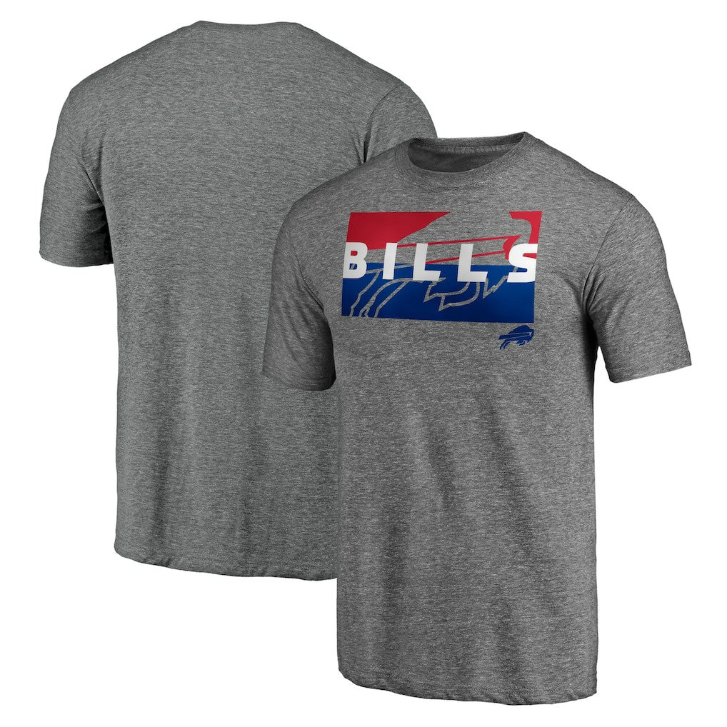 Buffalo Bills Square Off Tri-Blend T-Shirt Heather Gray - NFL