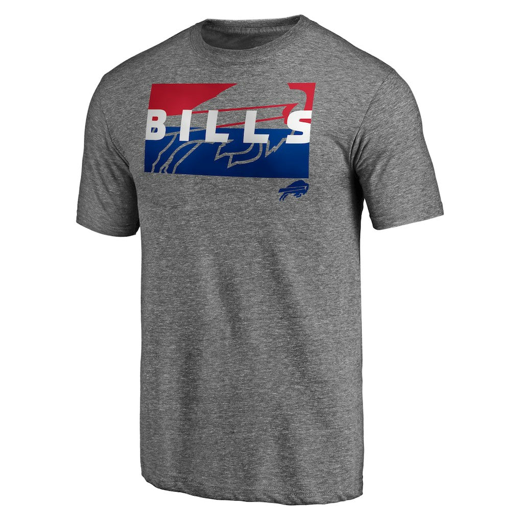 Buffalo Bills Square Off Tri-Blend T-Shirt Heather Gray - NFL