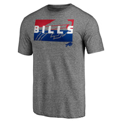 Buffalo Bills Square Off Tri-Blend T-Shirt Heather Gray - NFL