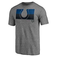 Indianapolis Colts Square Off Tri-Blend T-Shirt Heather Gray - NFL
