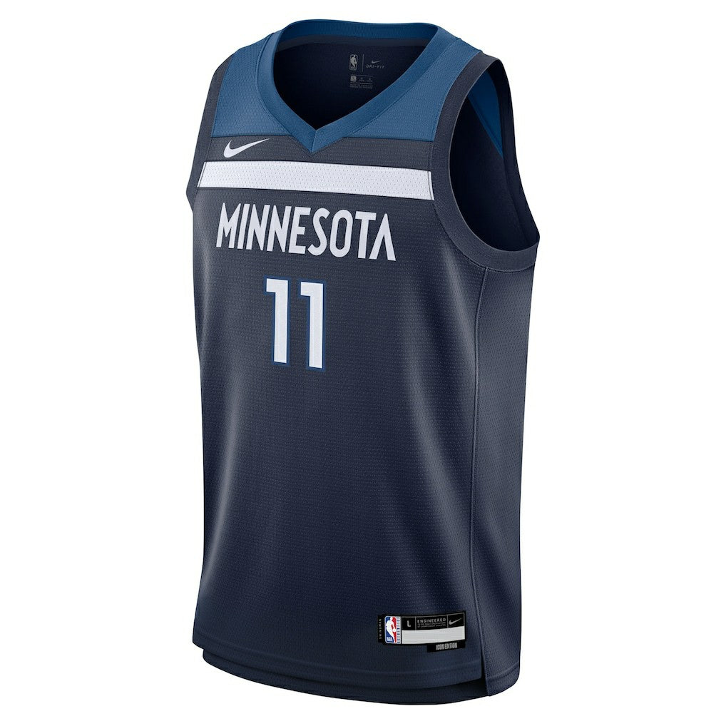 Nike - Naz Reid Minnesota Timberwolves Youth Swingman Jersey - Icon Edition - Navy