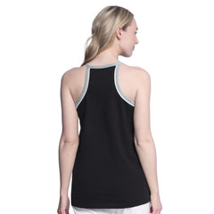 Los Angeles Kings - G-III 4Her by Carl Banks Women's Curveball Racerback Scoop Neck Slub Tank Top Black