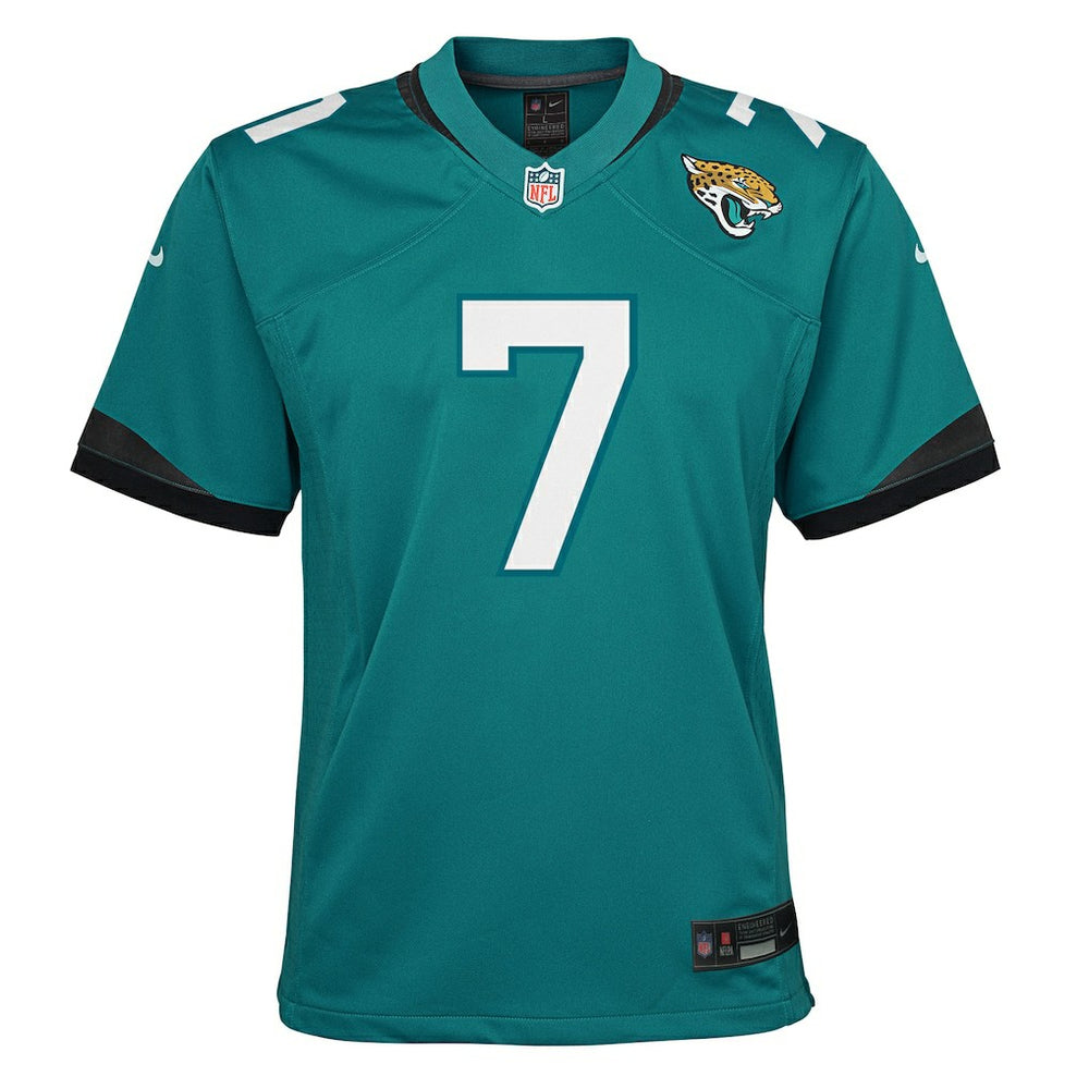 Brian Thomas Jr. Jacksonville Jaguars Youth Team Game Jersey Teal - Nike