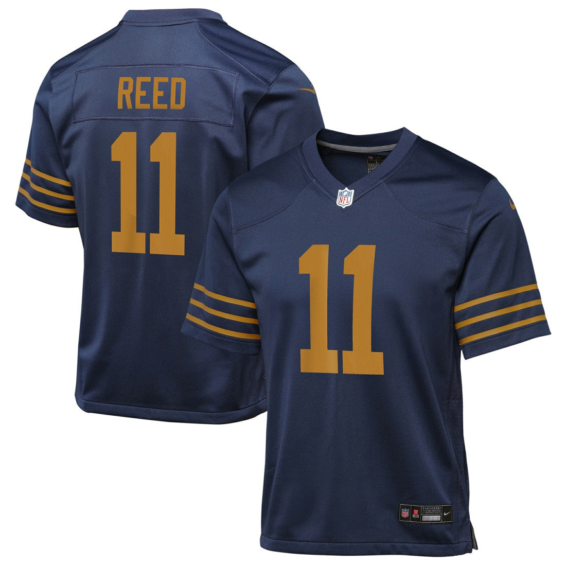 Jayden Reed Green Bay Packers Youth The 1923 Classic Game Jersey - Navy | NFL Jerseys