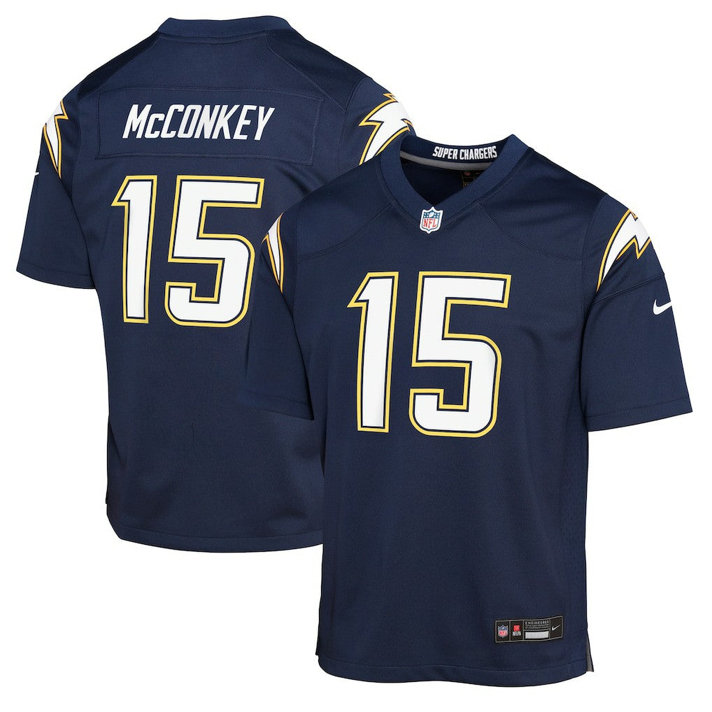 Ladd McConkey Los Angeles Chargers Youth Alternate Super Chargers Game Player Jersey Navy - Nike