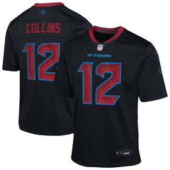 Nico Collins Houston Texans Youth Alternate Game Jersey Navy - Nike
