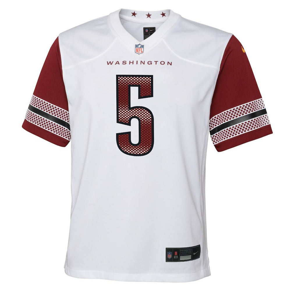 Jayden Daniels Washington Commanders Youth Game Jersey White - Nike