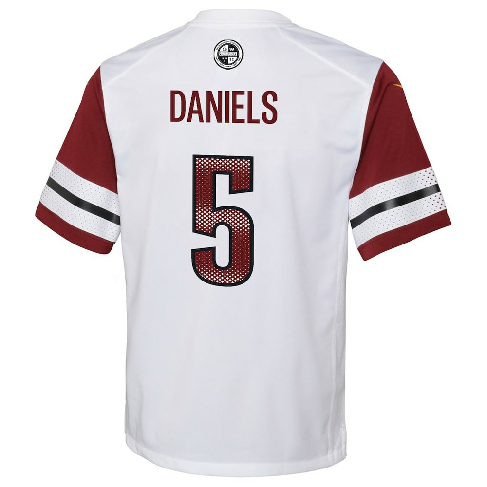 Jayden Daniels Washington Commanders Youth Game Jersey White - Nike