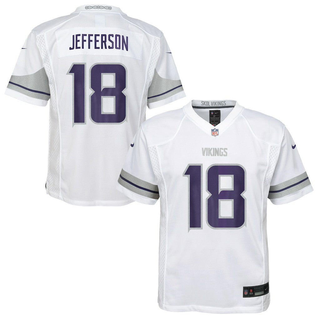 Justin Jefferson Minnesota Vikings Preschool Alternate Player Game Jersey White - Nike