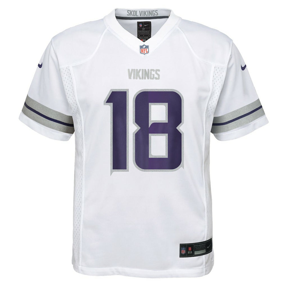 Justin Jefferson Minnesota Vikings Preschool Alternate Player Game Jersey White - Nike