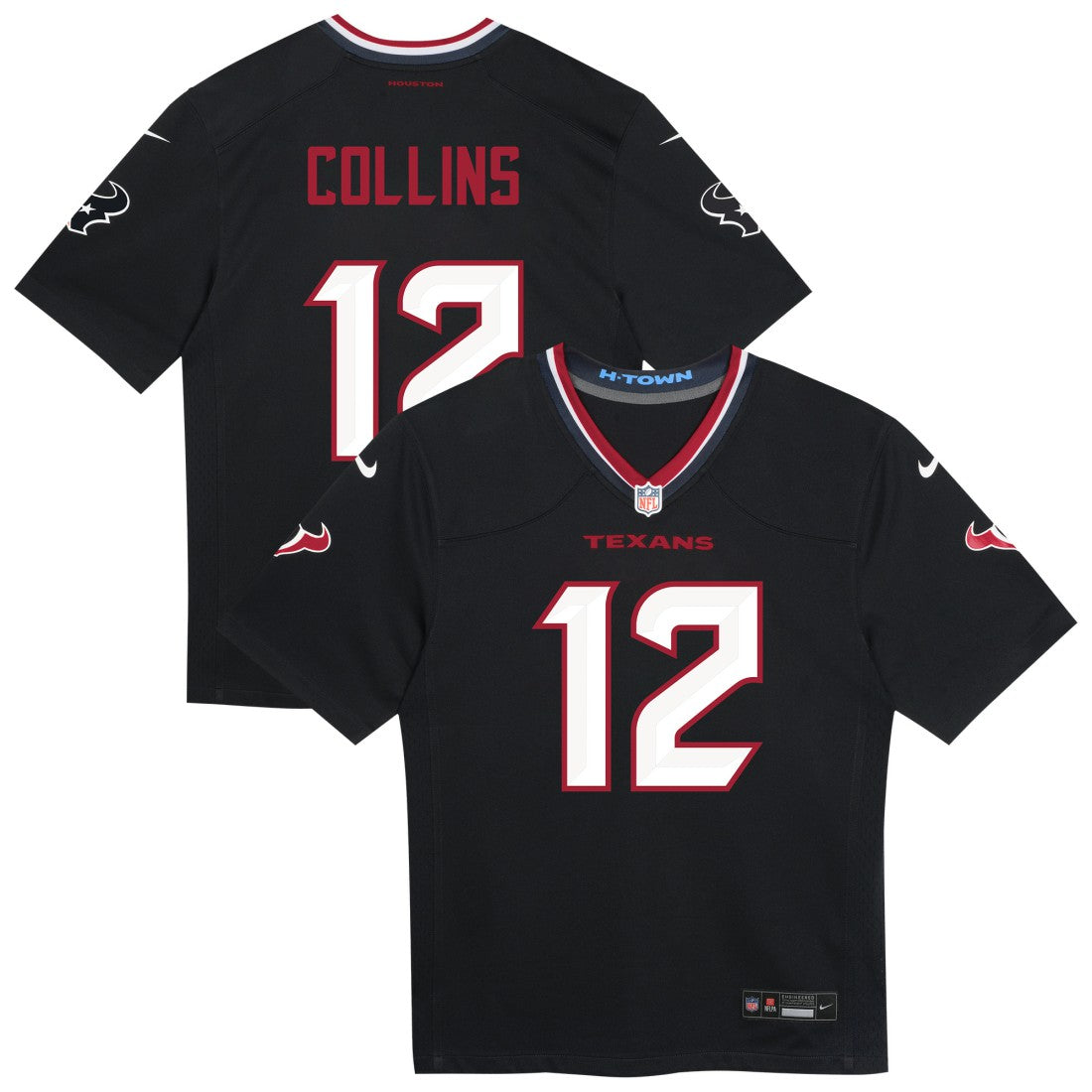 Nico Collins Houston Texans Preschool Team Player Game Jersey Navy - Nike