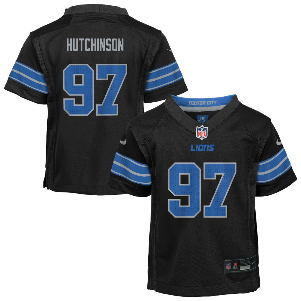 Aidan Hutchinson Detroit Lions Preschool Alternate Player Game Jersey Black - Nike