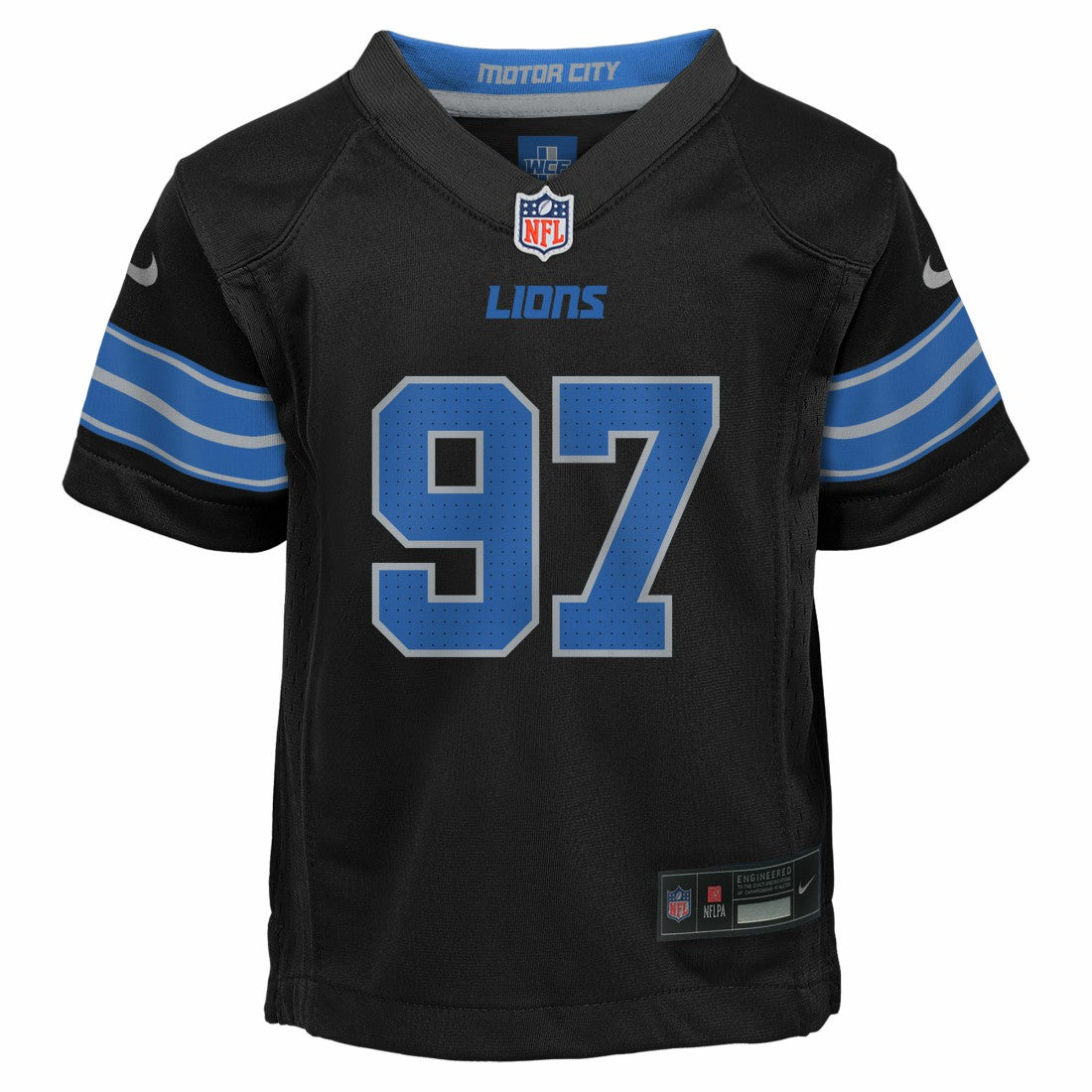 Aidan Hutchinson Detroit Lions Preschool Alternate Player Game Jersey - Black | NFL Jerseys