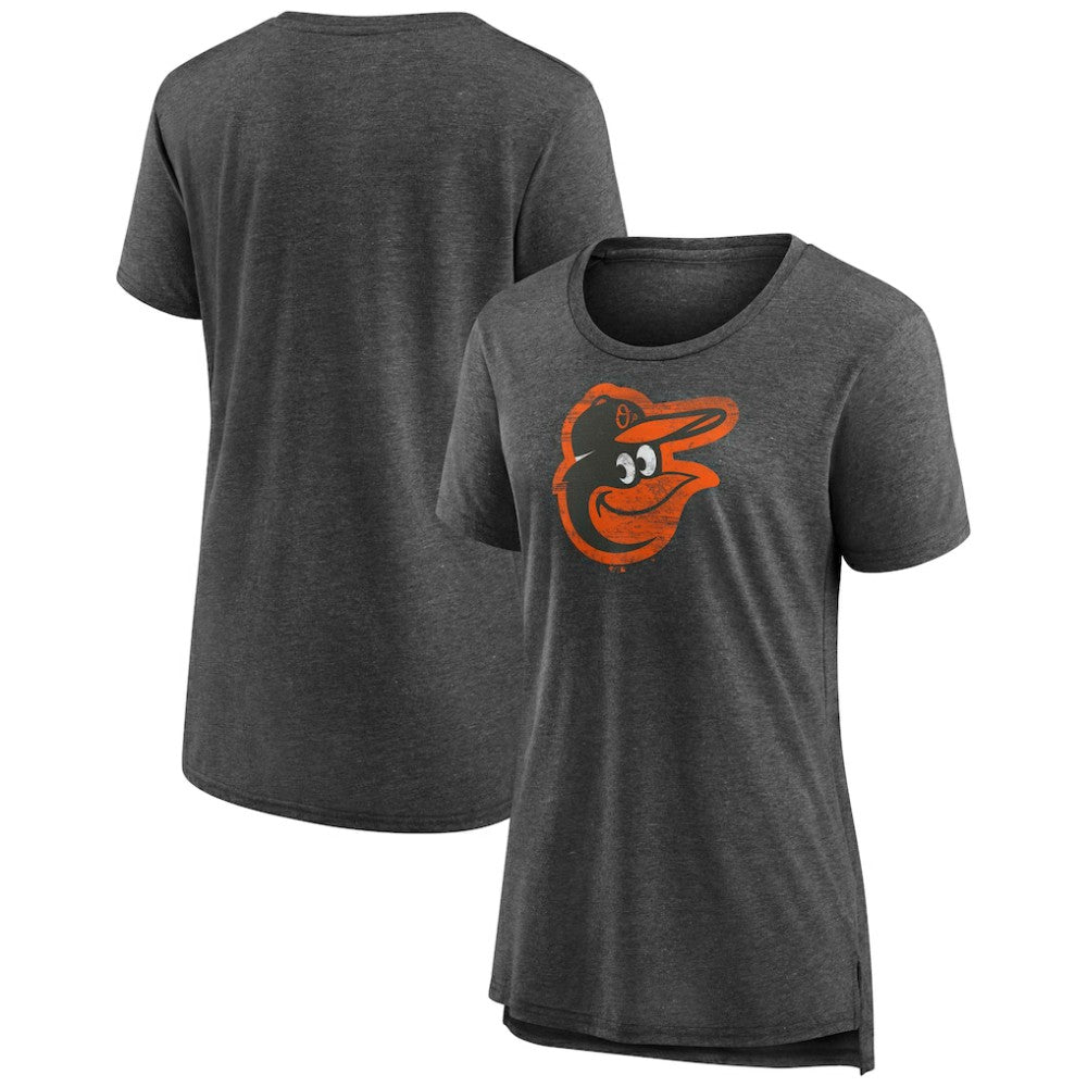 Baltimore Orioles Women's Weathered Official Logo Tri-Blend T-Shirt Sale