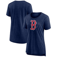 Boston Red Sox Women's Weathered Official Logo Tri-Blend T-Shirt Near Me