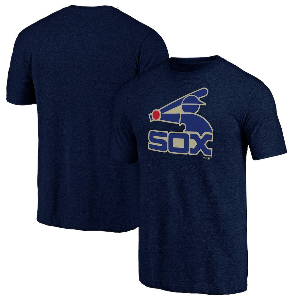 Chicago White Sox Cooperstown Official Logo Tri-Blend T-Shirt Clearance