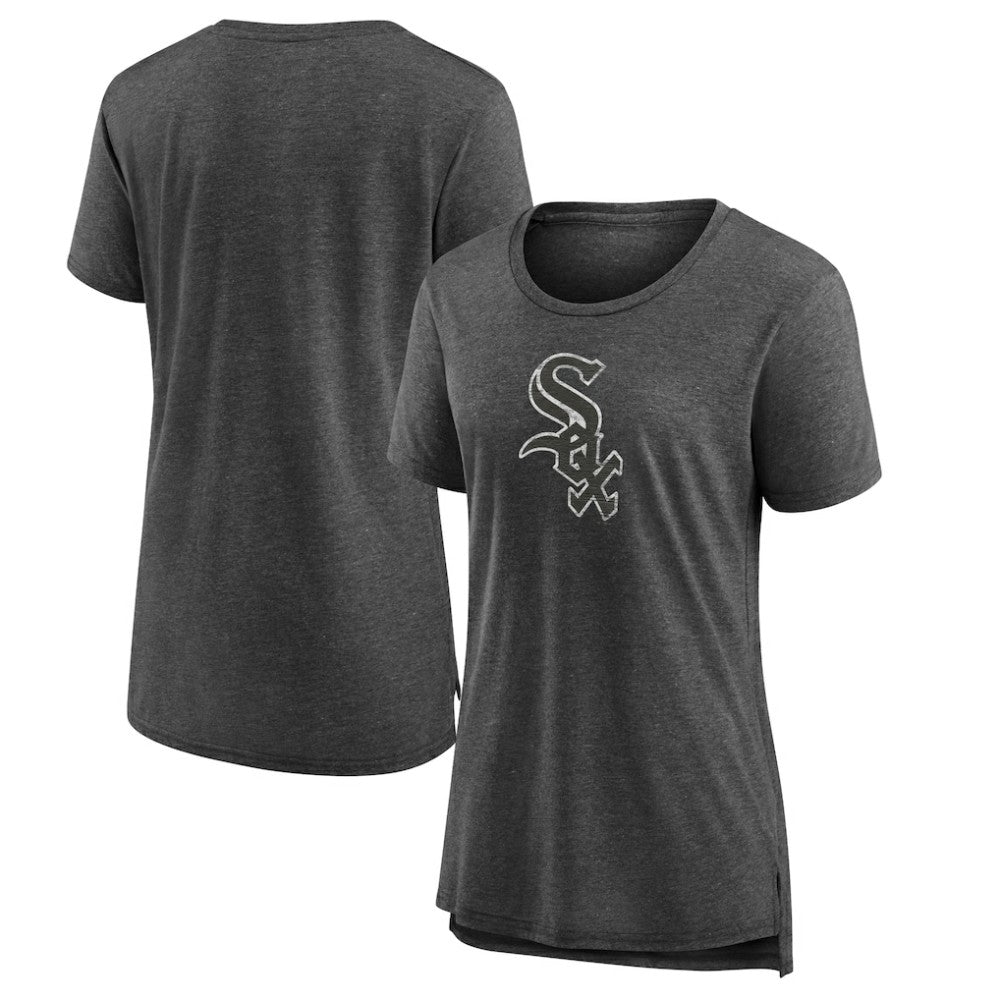 Chicago White Sox Women's Weathered Official Logo Tri-Blend T-Shirt Clearance