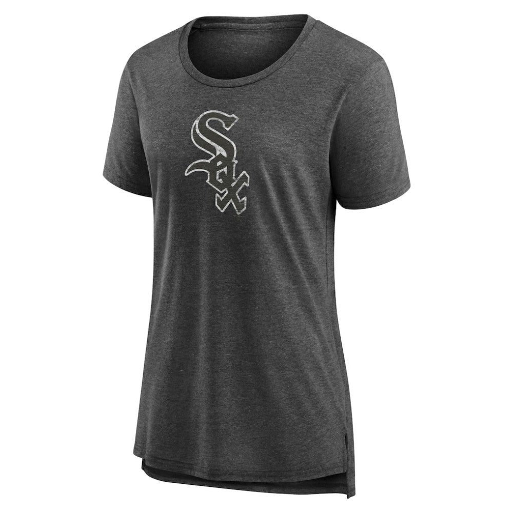 Chicago White Sox Women's Weathered Official Logo Tri-Blend T-Shirt Clearance