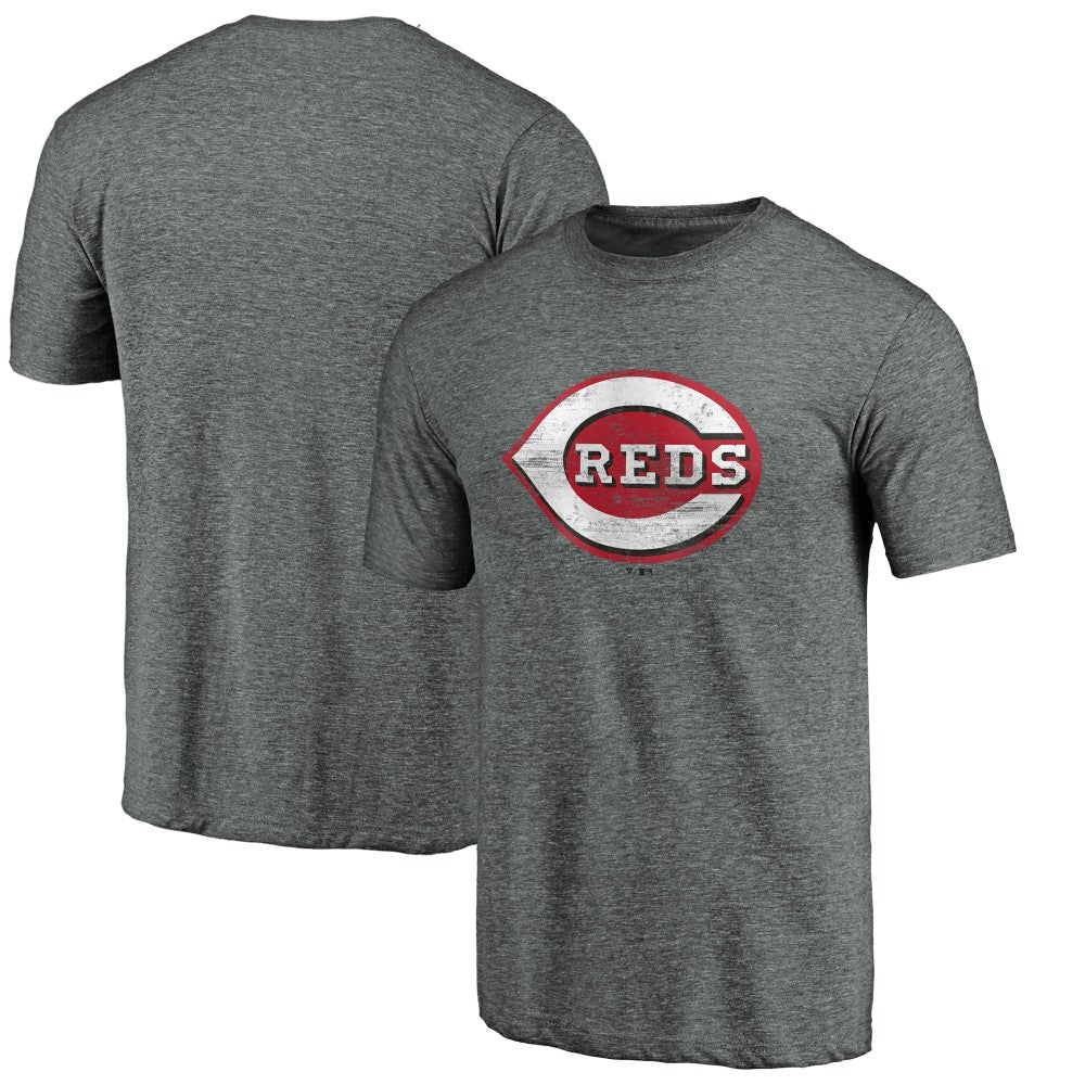 Cincinnati Reds Weathered Official Logo Tri-Blend T-Shirt Clearance