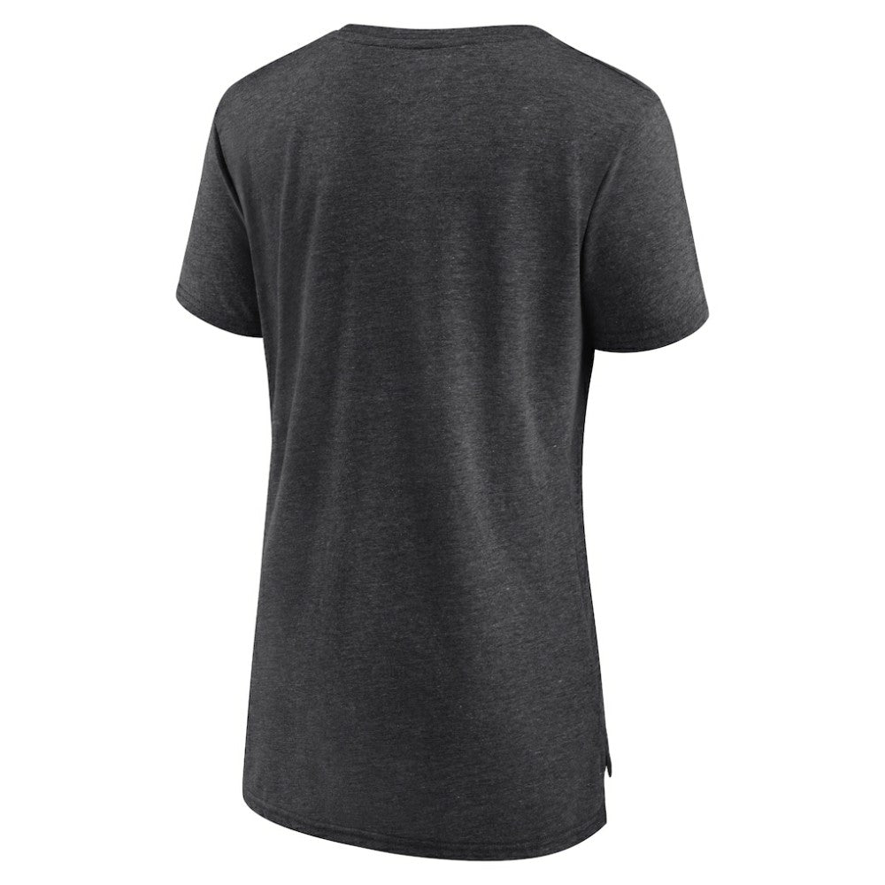 Colorado Rockies Women's Weathered Official Logo Tri-Blend T-Shirt On Sale