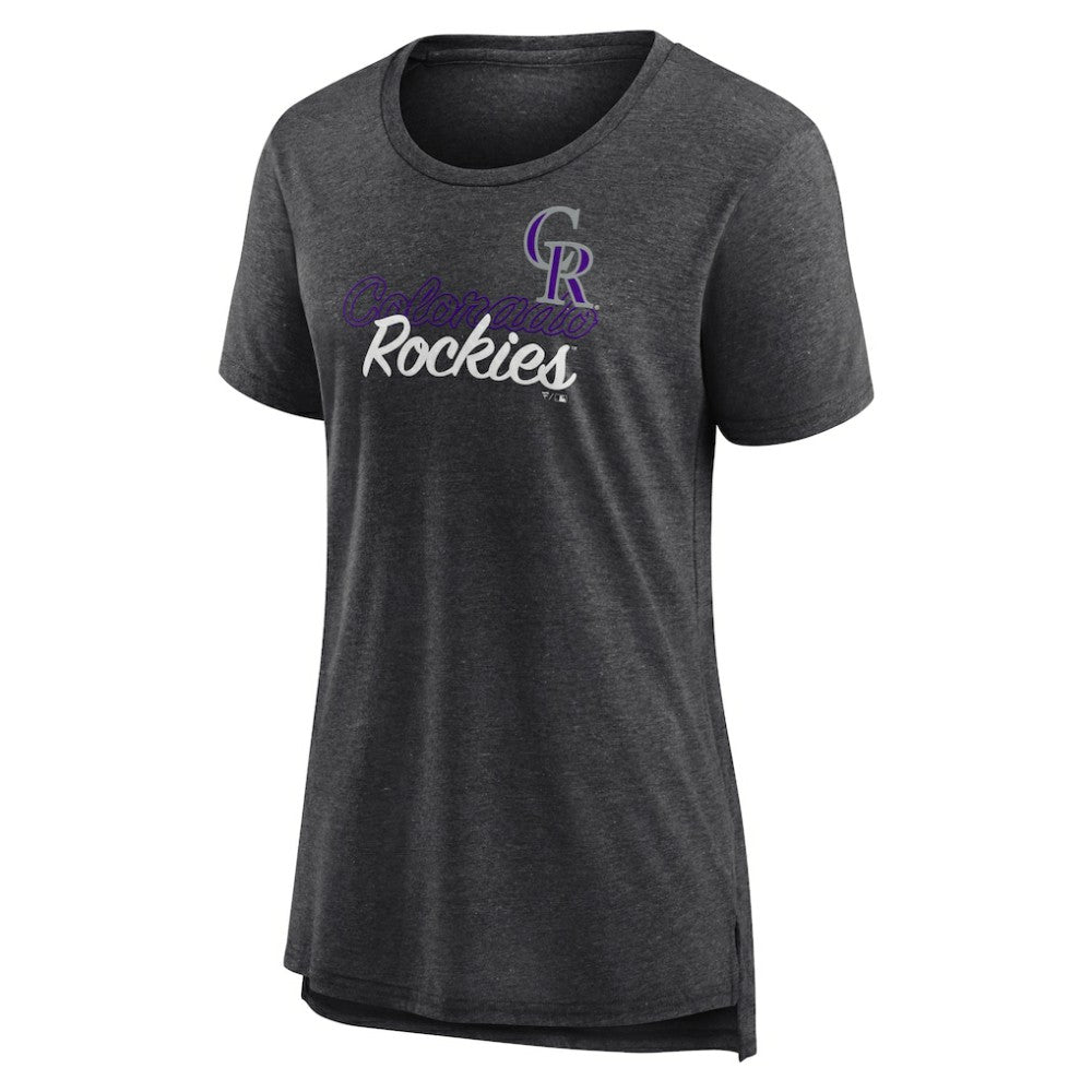 Colorado Rockies Women's Practice Time Tri-Blend T-Shirt Sale