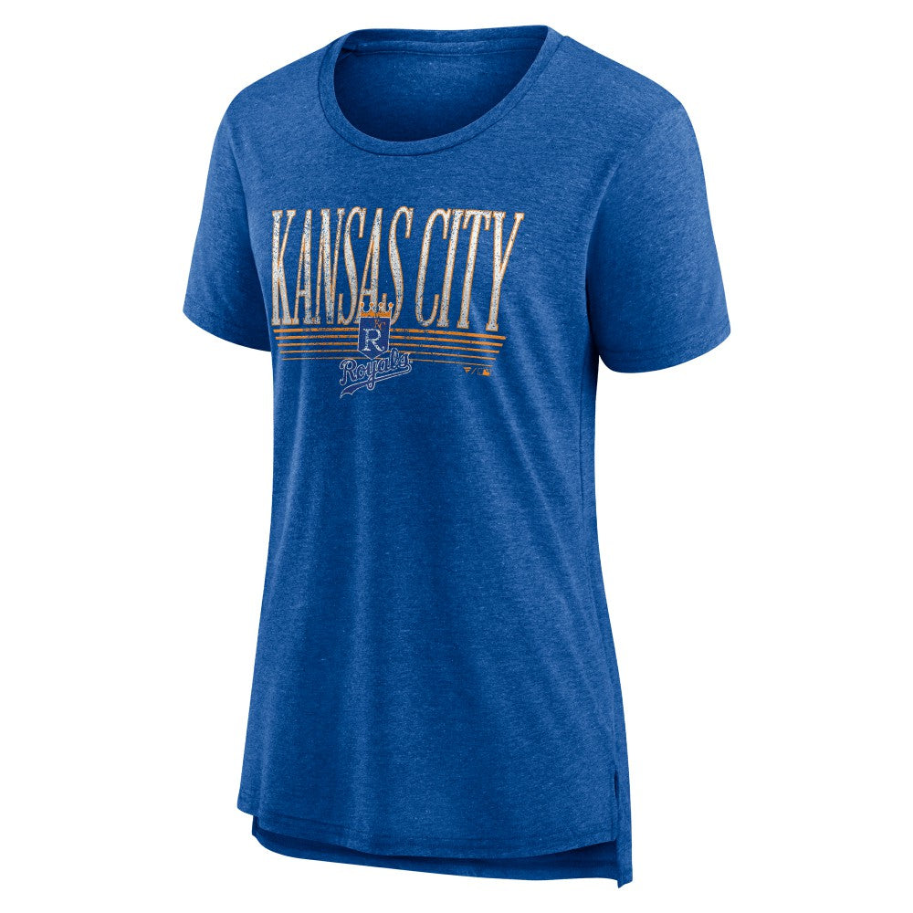 Kansas City Royals Women's Toppler Tri-Blend T-Shirt On Sale