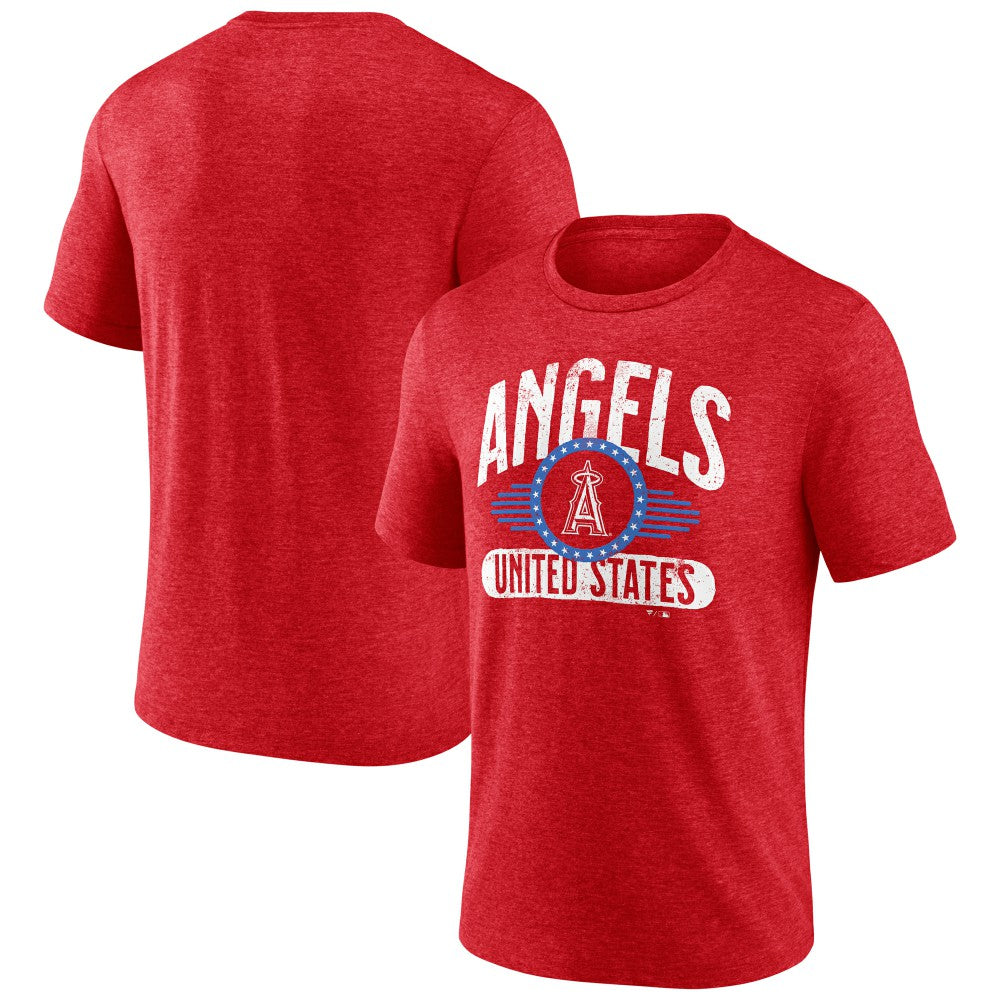 Los Angeles Angels Badge of Honor Tri-Blend T-Shirt Sale