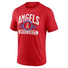 Los Angeles Angels Badge of Honor Tri-Blend T-Shirt Sale